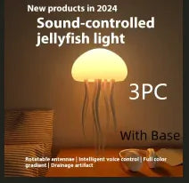 LED Jellyfish Mood Lamp - Smart Bedside Light