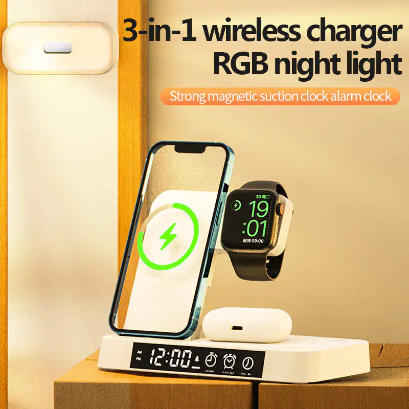 4 In 1 Multifunction Wireless Charger Station