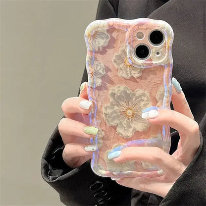 Blu-ray Flowers Shockproof Cases