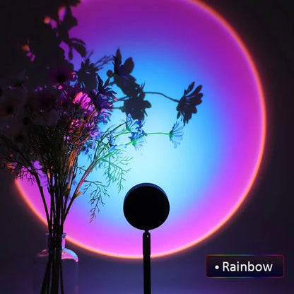 Usb Rainbow Sunset Lamp Color Changing App